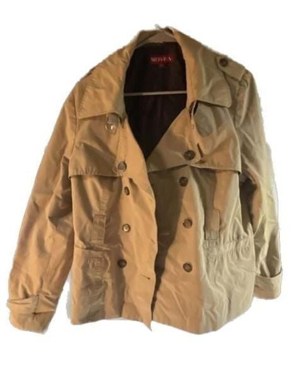 Merona Double Breasted Short Trench Coat Jacket